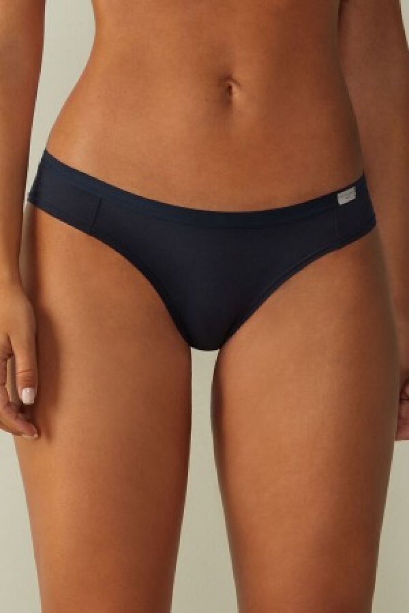 Intimissimi Bomulds Panties Blå | BDKSO97145